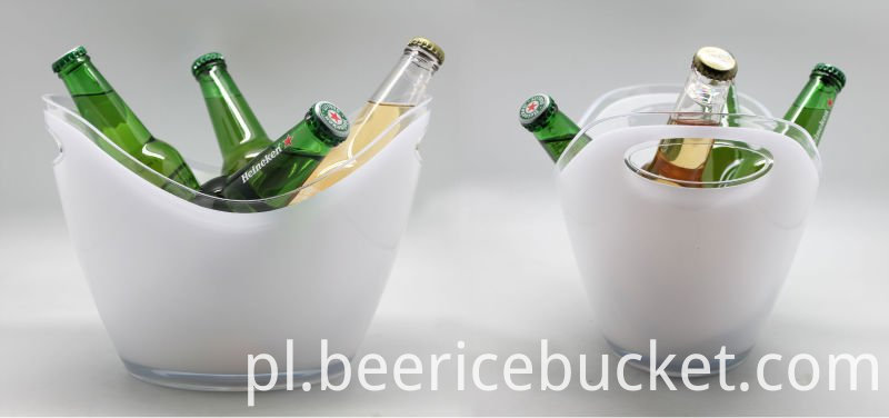 Promocja plastikowy wiadro do lodów Promotion gift plastic ice bucket